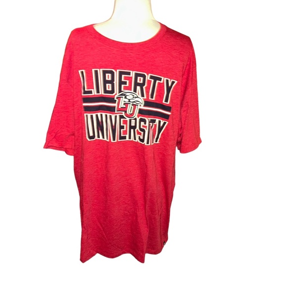 New champion liberty university Flames red Tshirt tee size Large L - Picture 2 of 3